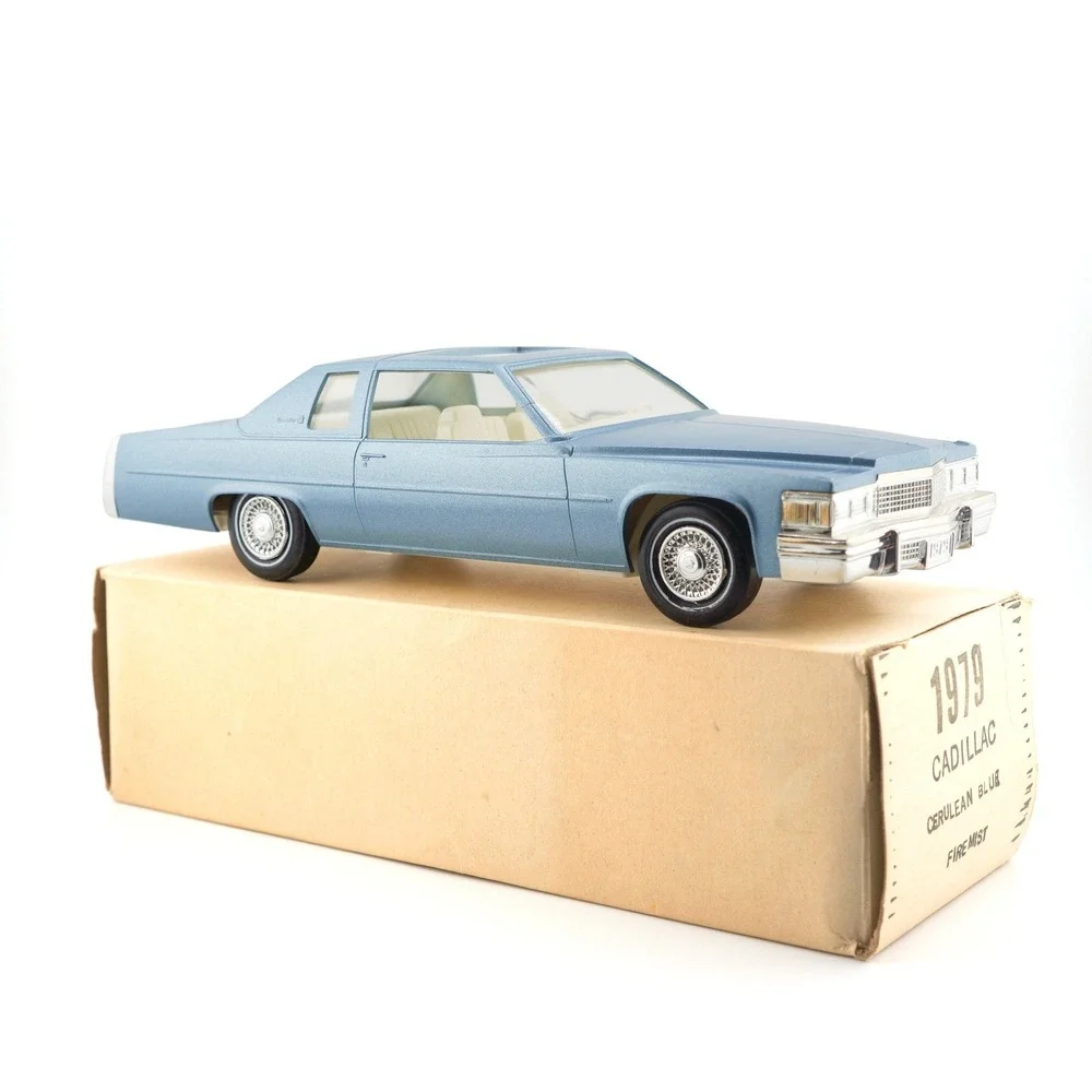 1979 Cadillac Coupe DeVille Jo-Han Promo Model Car 1 25 Cerulean Blue Fire Mist